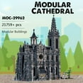 thumbnail image 1 of MOC-29962 Cathedral Modular Building Blocks Set Medieval Church MOC MOC Bricks Toys  22007Pcs, 1 of 11