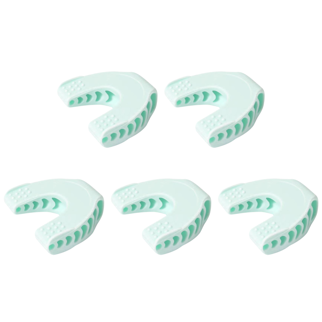 Ejercitador Facial Silicona para Mandíbula Barbilla Labio Pómulos (claro) Azul