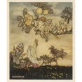 thumbnail image 2 of Fairies Pick Apples Poster Print By Mary Evans Picture Libraryarthur Rackham (18 X 24), 2 of 4