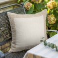 thumbnail image 2 of Beige Geometric Pillow Covers 18x18 Inch, Brown Greek Key Design Burlap Modern Art Linen Pillowcase with Invisible Zipper, Decorative Throw Pillow Covers Cushion Case for Couch Sofa Bed Living Room, 2 of 9