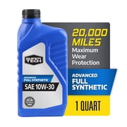 (2 pack) Super Tech Advanced Full Synthetic Motor Oil SAE 10W-30, 1 Quart