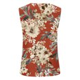 thumbnail image 5 of Summer Saving Wycnly Tank Top for Women Leopard Print Round Neck Sleeveless T Shirts Plus Size Casual Summer Racerback Vest Blouse Red M Up to 65% off, 5 of 5