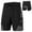 Black, variant on 2-In-1 Men's Padded Cycling Shorts with Pockets - Breathable Shorts for Biking, Training, and Exercise