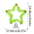 thumbnail image 3 of Christmas Tree Top Star Decoration Christmas Decorations Green, 3 of 7