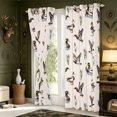 thumbnail image 3 of Manfei Wild Mallard Duck Blackout Curtains Set of 2 (52x84 Each),Farmhouse Cabin Curtain, 3 of 6
