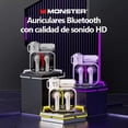 thumbnail image 3 of Audífonos In Ear Gamer Inalámbricos Monster Airmars Xkt15 Color Violeta, 3 of 8