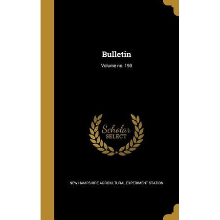 Bulletin; Volume no. 190 (Hardcover)
