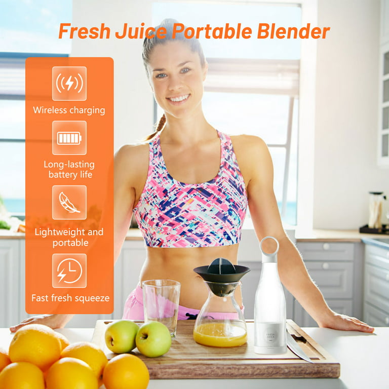 450ml Portable Electric Juicer Blender Auto Wireless Multi-Functional