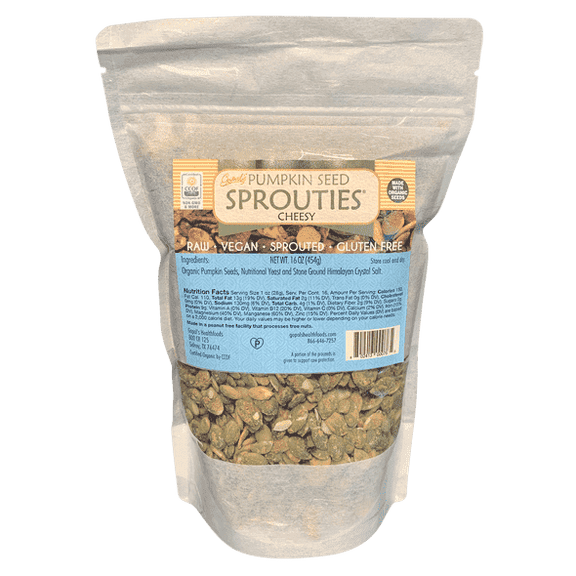 Gopal's Sprouties Pumpkin Seeds Cheesy - 16 oz