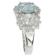 thumbnail image 2 of 925 Sterling Silver Genuine Topaz Engagement Rings for Women Make Great Gifts for Her, 2 of 5