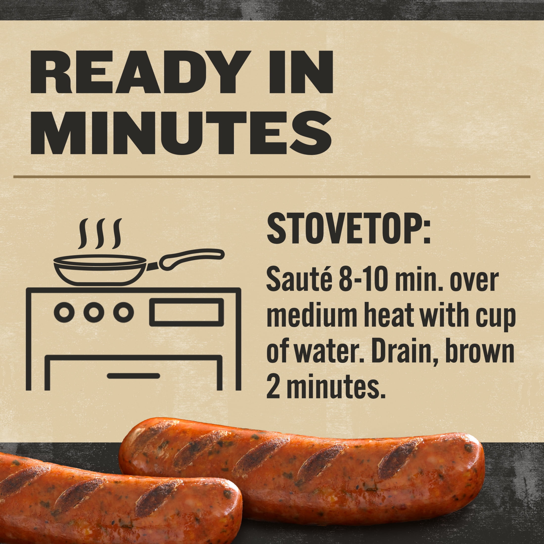 Wright Brand Real Wood Smoked White Cheddar & Bacon Smoked Sausage, 12 oz, 4 Count (Refrigerated)