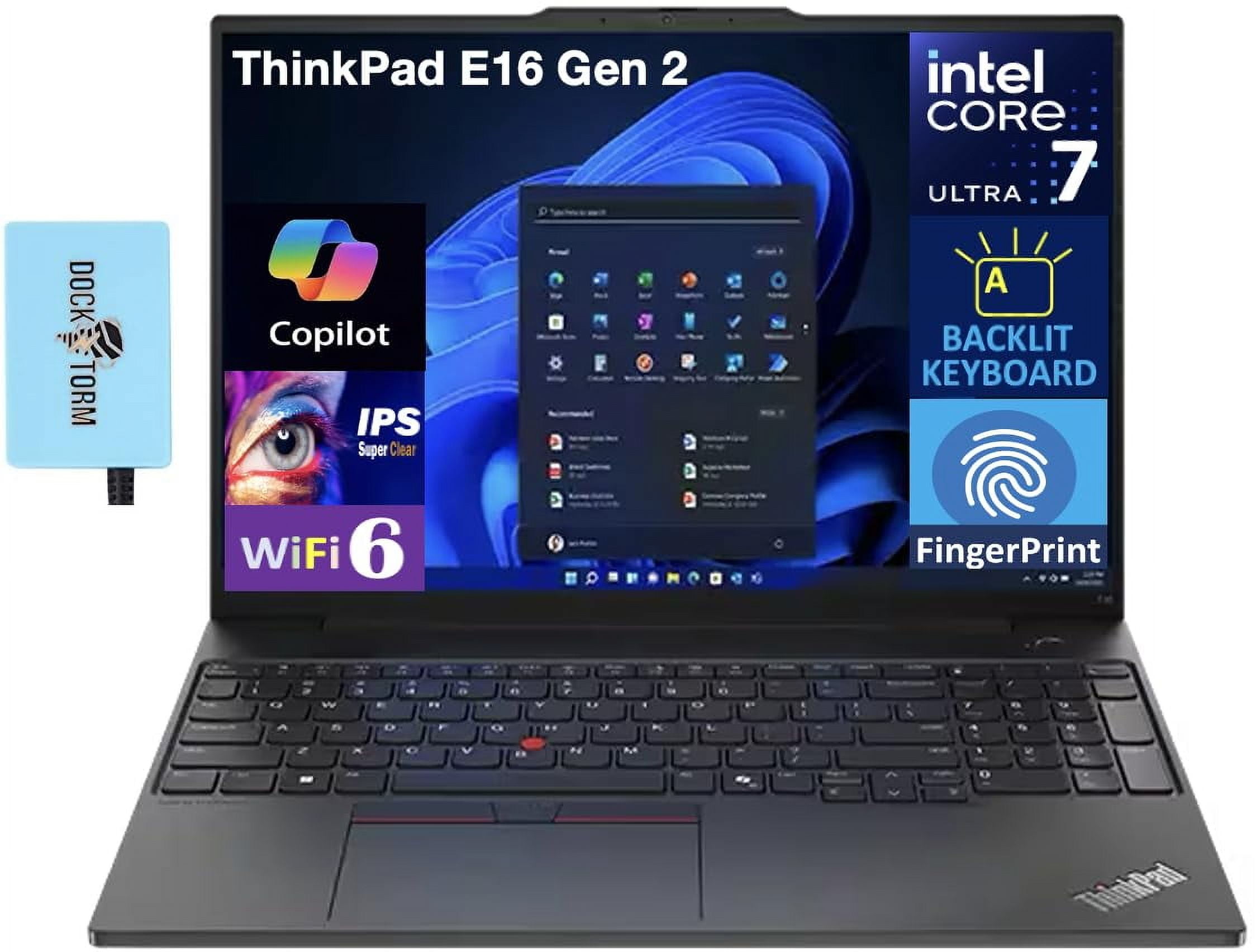 Lenovo ThinkPad E16 Gen 1 Home/Business Laptop (Intel i7-1355U 10