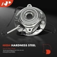 thumbnail image 4 of A-Premium 2-PC Front Wheel Hub and Bearing Assembly 8 Lug Compatible with Ram 2500 2014-2018 Ram 3500 2013-2018, 4 of 9
