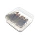 thumbnail image 3 of Paquete de 5 Señuelos de pesca con mosca Wooly Bugger Tamaño 10 con caja de almacenamiento transparente Marron oscuro shamjiam, 3 of 8