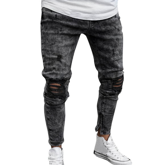Mens Expandable Waist Jeans