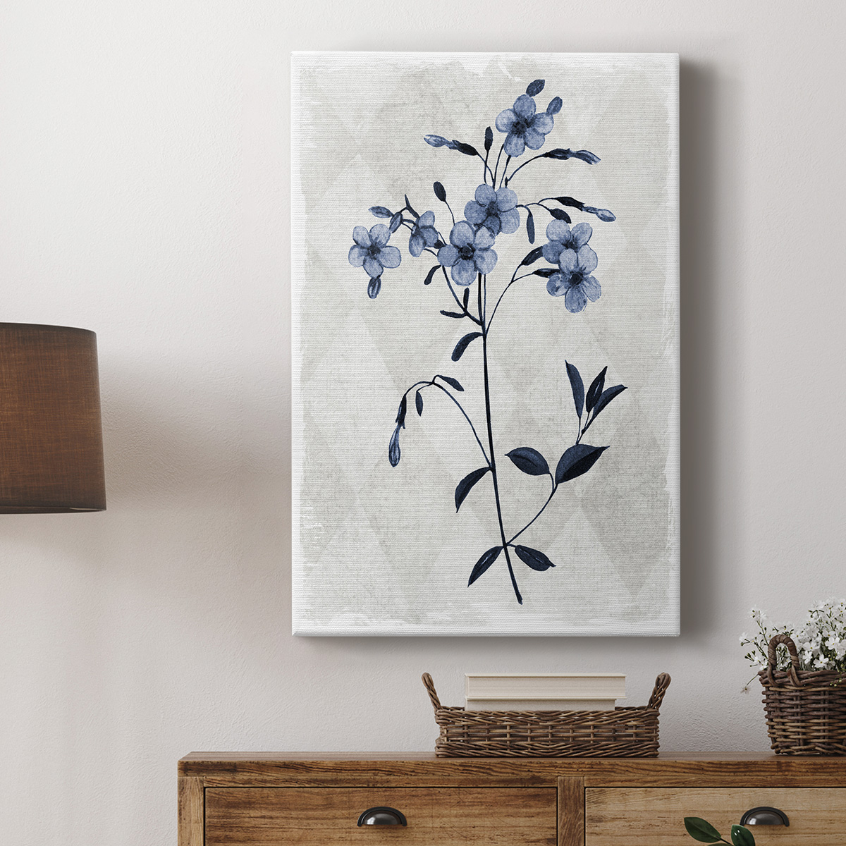 Harlequin Botanical III Premium Gallery Wrapped Canvas - Ready to Hang