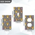 thumbnail image 2 of Light Switch Cover Switch Plate Outlet Cover Plug Cover for Electrical Duplex Outlets Cute Tiger Face Pattern, 2 of 6