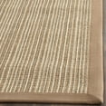 thumbnail image 4 of SAFAVIEH Natural Fiber Aspen Striped Area Rug, Tan, 6' x 6' Square, 4 of 11