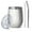 White-1, variant on Floral 12oz Stainless Steel Insulated Wine Tumbler with Lid and Straw – Double Wall Vacuum Mug for Hot & Cold Drinks, 304 Steel Interior, Sweat-Free Design,Thanksgiving,Christmas, Spring,Flower
