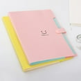 thumbnail image 4 of KATOOM A4 Paper Expanding File Folder 2 Pack Cute Accordion Folder 5 Pocket Folder Organizer for School Office, 4 of 5