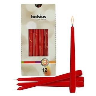 Bolsius Unscented Ivory Taper - Houshold Candles Pack of 50-11