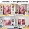 thumbnail image 5 of Pink Mountain Kitchen Curtains Window Panels, Misty Forest Nature Woodland Pine Tree Landscape Insulated Window Treatment Curtain, Grommet Curtains for Bedroom/Living Room/Bathroom, 2 Piece 52"Wx72"L, 5 of 8