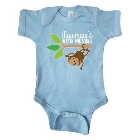 

Inktastic Mawmaw Little Monkey Grandchild Gift Gift Baby Boy or Baby Girl Bodysuit