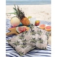thumbnail image 4 of Outdoor Throw Pillow Cover Vintage Tropical Palm Trees Waterproof Cushion Covers 2 Pack Rustic Natural Summer Beach Pillow Cases Home Decoration for Patio Garden Couch Sofa, 4 of 7