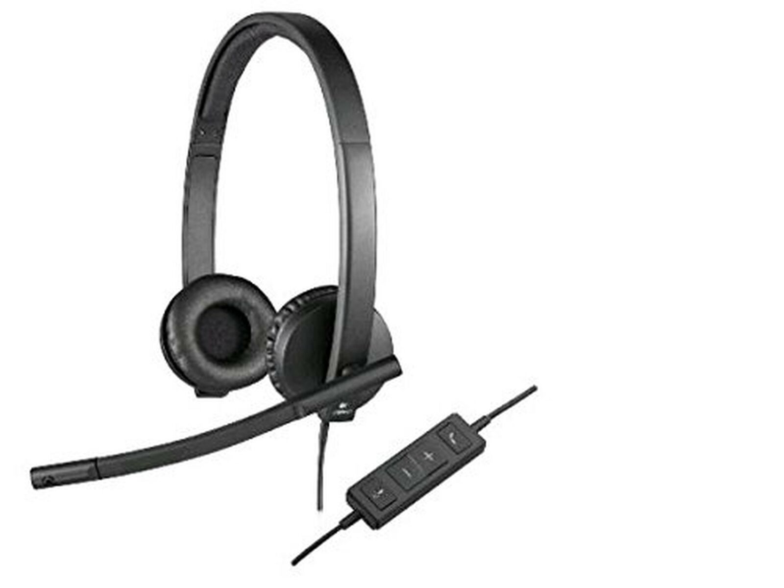 Brand New Logitech USB H570e Corded DoubleEar Headset (981000574