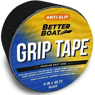 Non-Slip Grip Tape - Waterproof Non-Skid Adhesive Tape For Stairs, - Heavy  Duty PEVA Safety Anti Slip Tape For Indoor & Outdoor Use - 1X35' Roll,  Black 