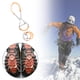 thumbnail image 4 of Crampones de escalada Zapatos de nieve para pesca en hielo tacos antideslizantes con pinchos cubierta de zapato con pinza de acero al manganeso FLhrweasw Nuevo, 4 of 8