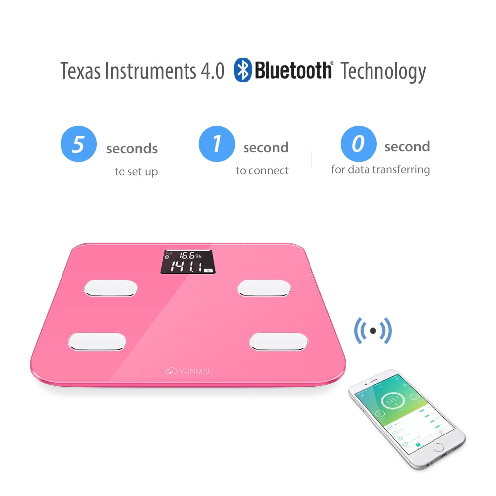 Yunmai Color Bluetooth Smart Scale - Pink