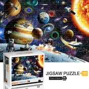 Puzzles for Adults 1000 Pieces - Space Planet Jigsaw Puzzle for Adults Kids Family Puzzle Decoration Gift for Teens