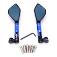 thumbnail image 1 of Trayknick 1Pair Universal CNC Rear View Mirrors Replacement Metal Modified Side Mirrors for Motorcycles, 1 of 13