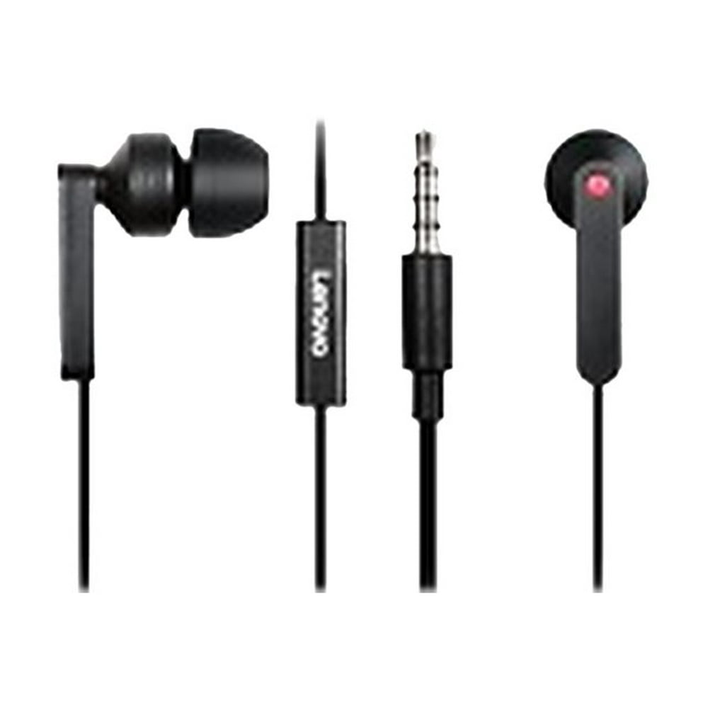 Lenovo Earphones with mic inear wired 3.5 mm jack for