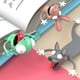 thumbnail image 5 of Seitruly Marcadores de animales aplastados lindos de PVC, marcadores de lectura de animales extravagantes estéreo 3D ligeros y finos cartulina Tipo 4, 5 of 6
