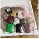 thumbnail image 2 of Nvzi Bolso de hombro tejido, bolso de mano tejido y bolso de cosméticos, bolso de mano tejido elegante para playa de verano, 4,72 x 0,78 x 7,48 pulgadas, blanco, 2 of 4