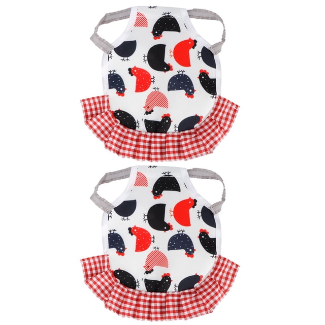 Suministros para mascotas, 2 piezas de sillín de pollo, protector de alas de gallina, delantal de sillín de gallina, elegante y moderno