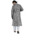 thumbnail image 4 of Atasi Ethnic Long Sleeves Kurta For Menâ€™s Printed Chinese Collar Mens Party Wear, 4 of 7