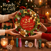 Red Christmas Beauty Advent Calendar, Makeup Gift Set with Skincare Items for Women, Holiday Countdown Surprise Box, 24 Days