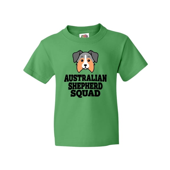 Inktastic Dog Australian Shepherd Squad Youth T-Shirt