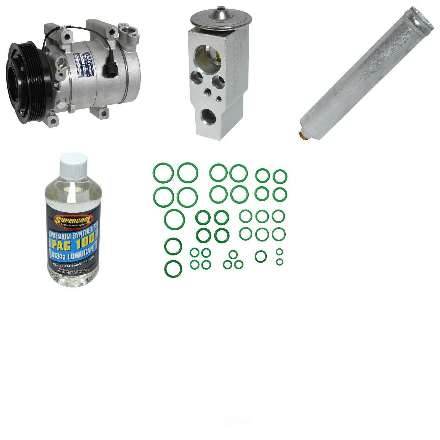 A/C Compressor and Component Kit -- Compressor Replacement Kit Fits select: 2002 NISSAN SENTRA SE-R SPEC V