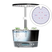 AeroGarden Harvest Elite 360, Platinum with Gourmet Herbs Seed Kit