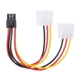 thumbnail image 3 of 6 Pin PCI Express PCIE Power Supply Adapter Cable - 4 Pin Molex to 6P Graphics Video Card Power Cord, 18cm Length, 10g Weight, Single Pack for GPU Power Conversion, 3 of 5