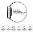 thumbnail image 4 of Fitlink Stainless Steel Metal Band for Apple Watch 45/44/42/41/40/38mm, Apple Watch Band Bracelet for Apple Watch Series 7 Apple Watch Series 6 Apple Watch Series 5/4/3/2/1(Silver-38mm/40mm), 4 of 6