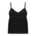 thumbnail image 6 of Njagoc3 Womens Spaghetti - Strap V - Neck Ruched - Bust Flowy Cami Top - Flattering for Summer Dates, 6 of 6