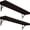 Espresso, variant on Long Wall Shelves, 31.5" Wall Mounted Shelves with Metal Brackets | Floating Book Shelves, Set of 2, Easy Assembly, Max Load 22lbs, Wall Storage Ledges, Living Room/Bathroom/Bedroom, Gray Wash