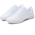 thumbnail image 2 of Cheer Shoes Women White Black Cheerleading Dance Sneakers for Cheer Practice and Competition, Athletic Flat Walking Tennis Shoes for Adults, 2 of 7