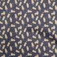 thumbnail image 1 of oneOone Rayon Light Beige Fabric Dog Sketch Sewing Craft Projects Fabric Prints By Yard 56 Inch Wide, 1 of 5