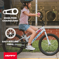 thumbnail image 4 of Huffy 20" Sea Star Girls’ Kids’ Bike, Fits Riders 44”-56”, EZ Build, White, 4 of 13